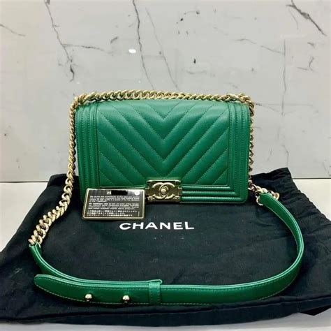 chanel leboy green|chanel leboy caviar.